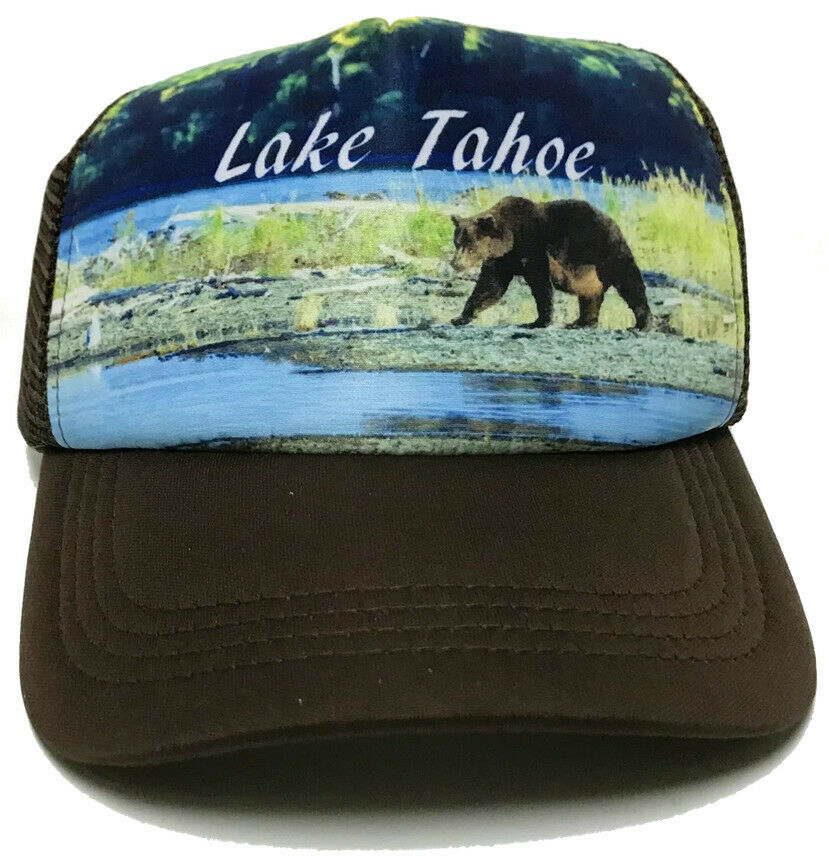 Lake Tahoe Snapback Trucker Hat Cap One Size Fits All